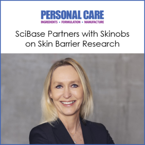 SciBase Partners with Skinobs on Skin Barrier Research via Personal Care