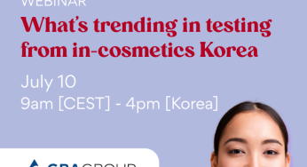 Save the date : Webinaire Best of Korean Testing Trends – in-cosmetics Korea 2025