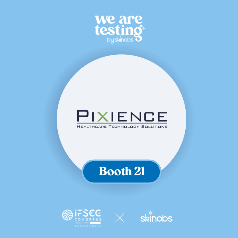 Pixience au stand 21, congrès IFSCC.