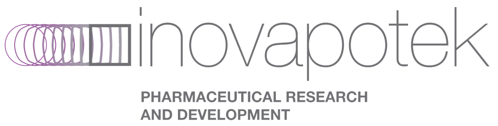 Logo d'entreprise de recherche pharmaceutique.