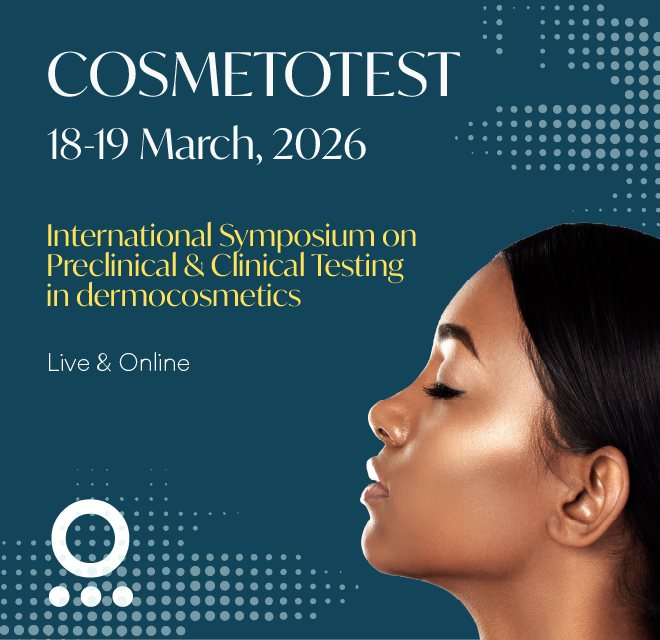 Symposium dermocosmétique en ligne, 18-19 mars 2026.