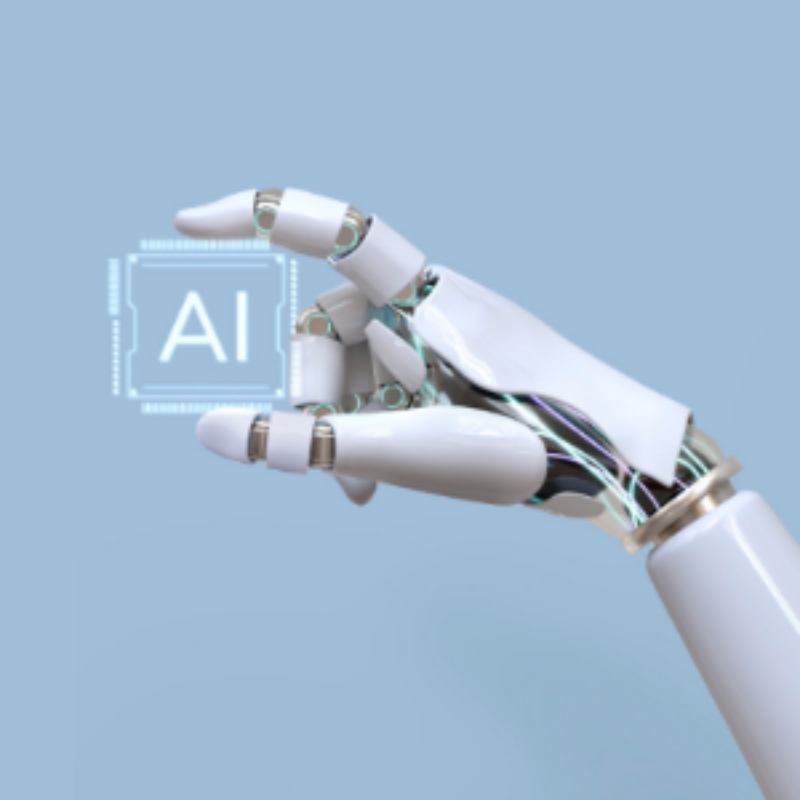 Main robotique et symbole intelligence artificielle AI